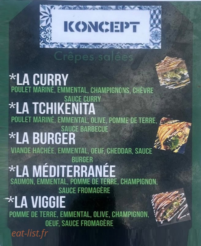 Koncept Bar — carte page 1