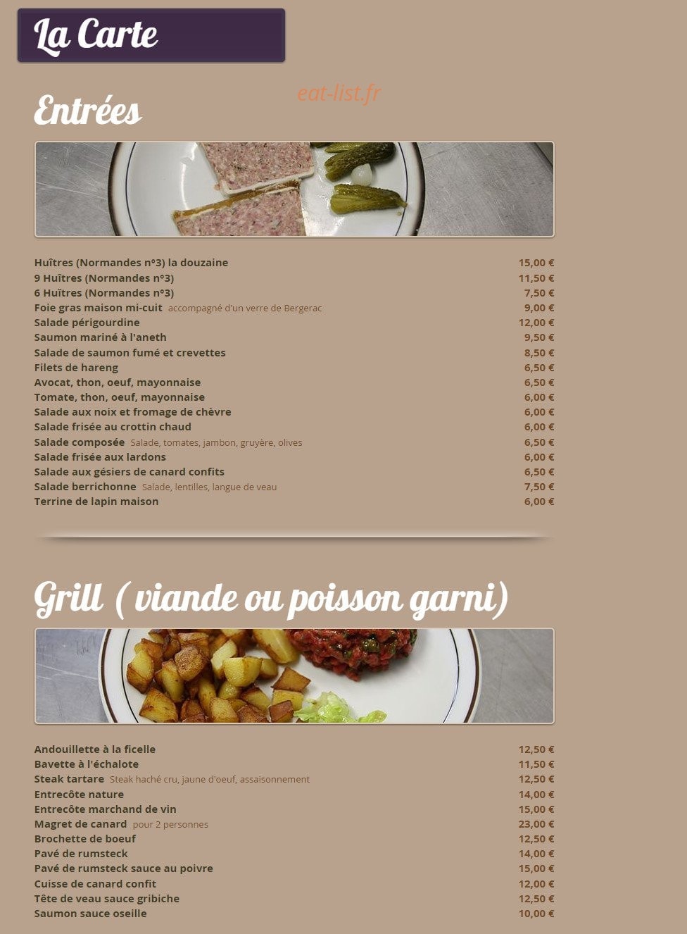 La Bûcherie — carte page 1