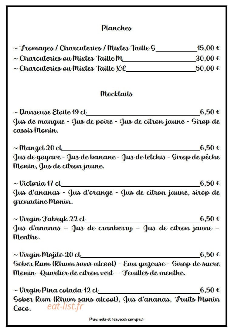 La Fabryk — carte page 8