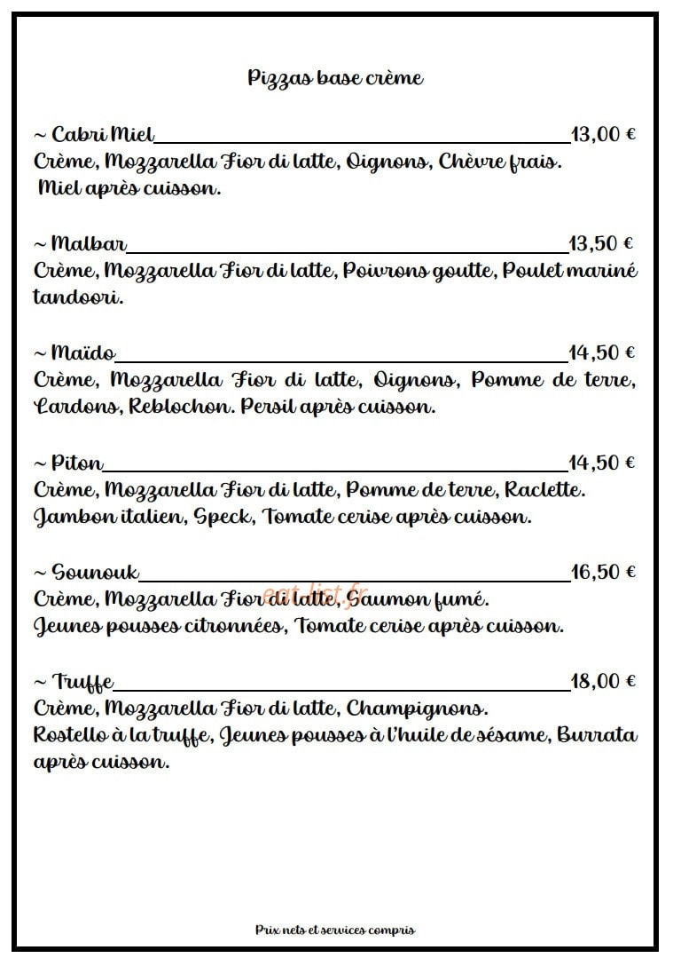 La Fabryk — carte page 3