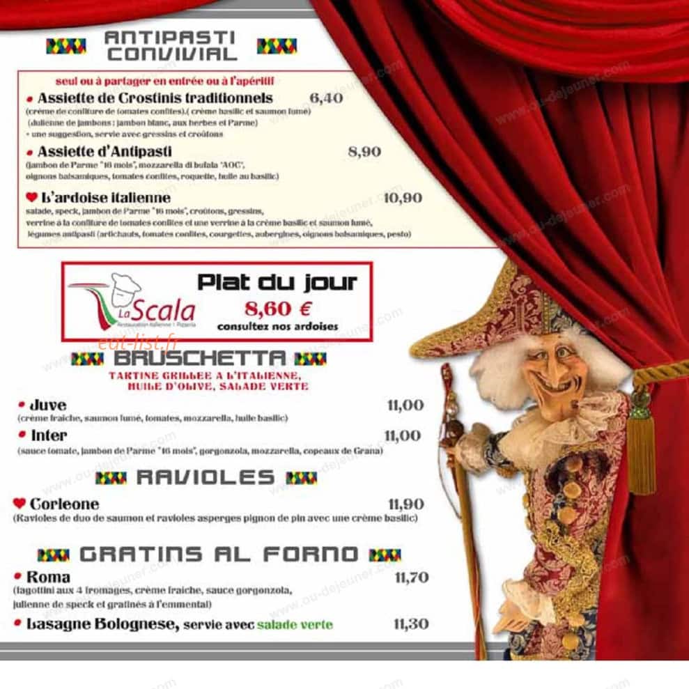 La Scala — carte page 3