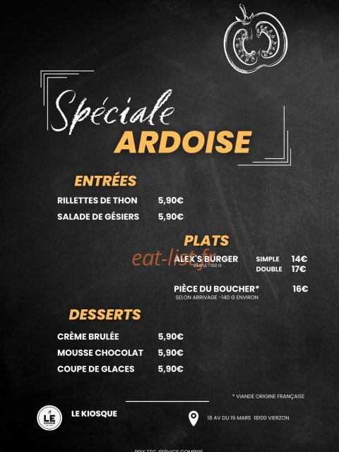 Le Kiosque — carte page 3