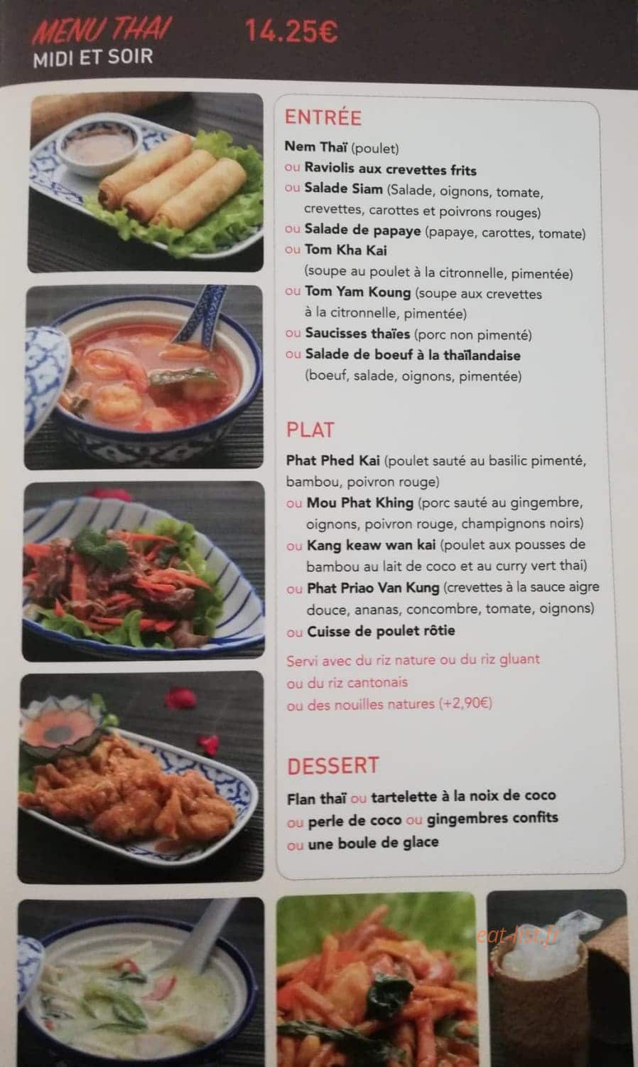 Les Délices d'Asie — carte page 2