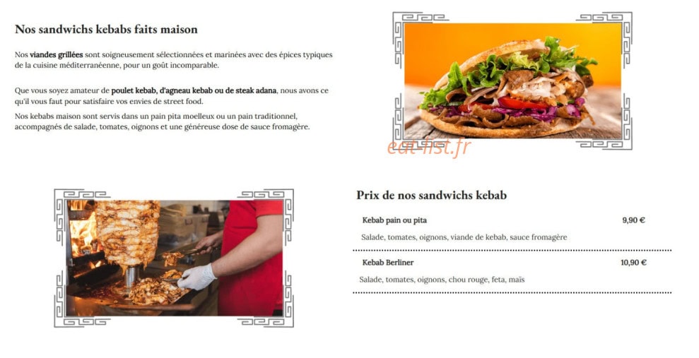 O’Grec — carte page 1