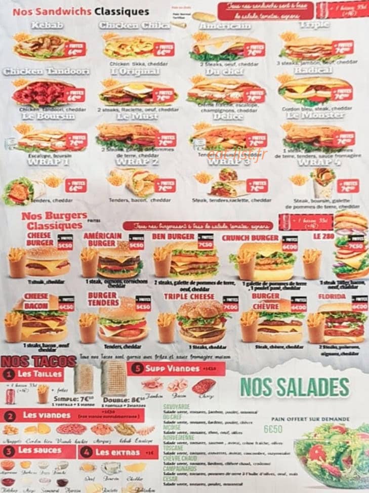 Pizza Délices — carte page 3
