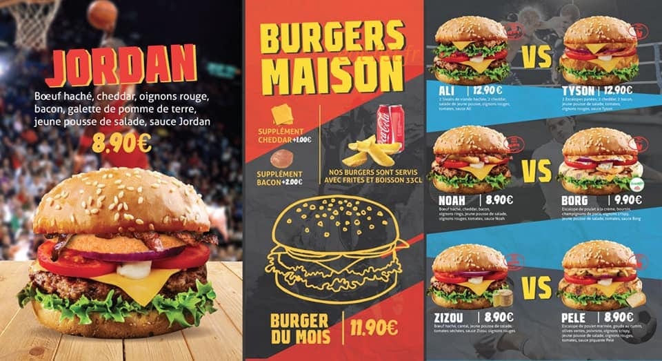Route 66 Legends Burgers — carte page 1