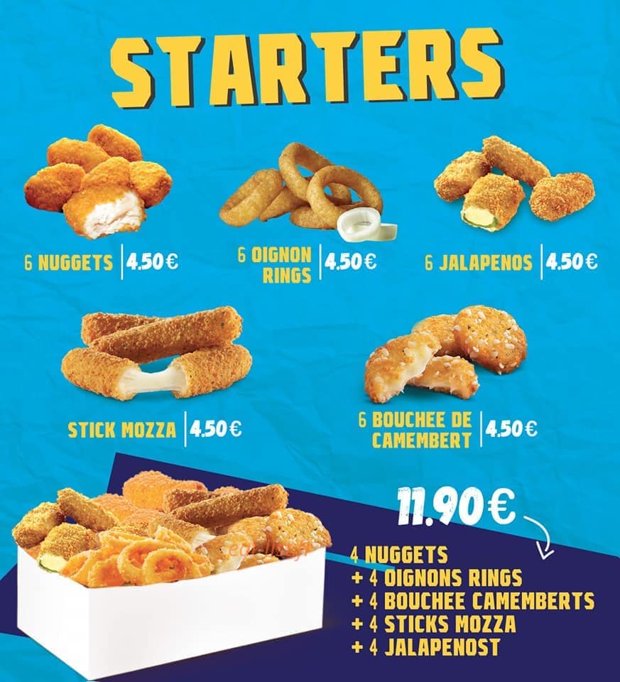Route 66 Legends Burgers — carte page 3