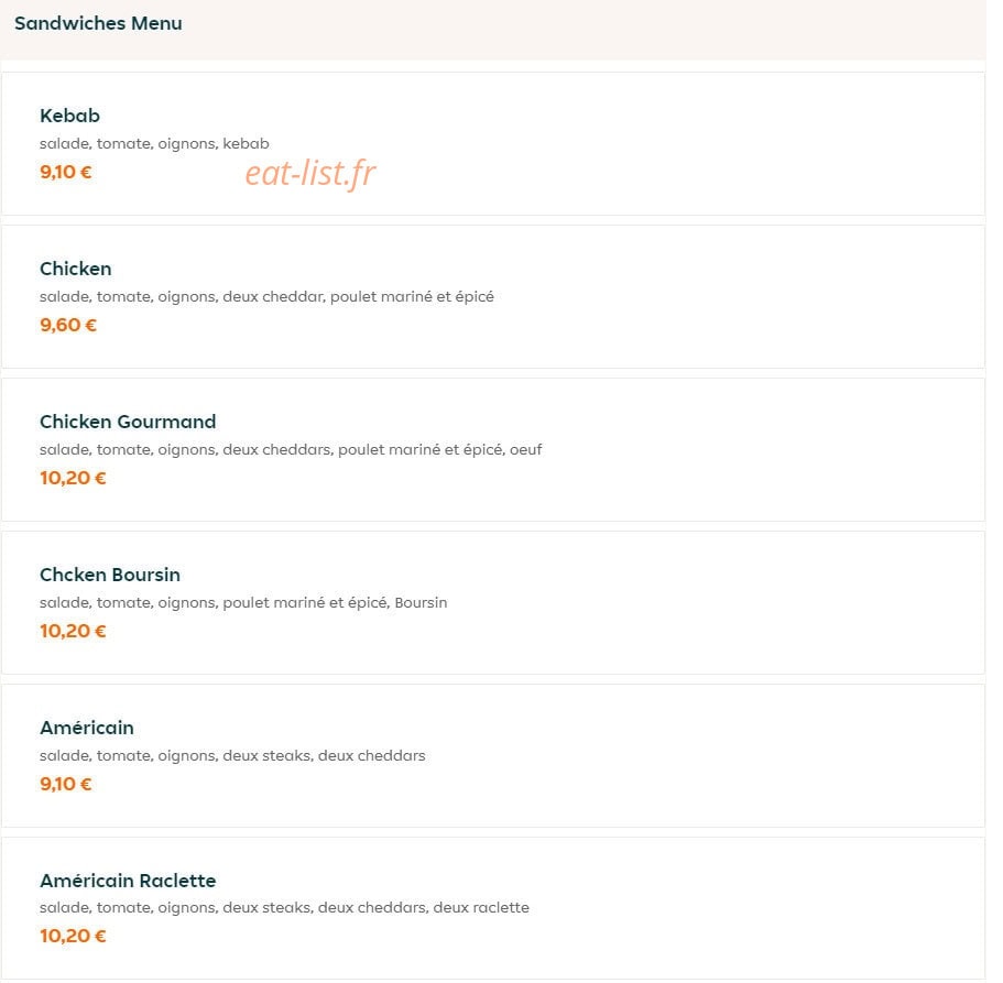 Snack18 — carte page 3
