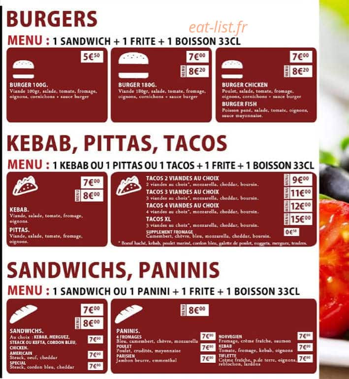 Top Insalata — carte page 3