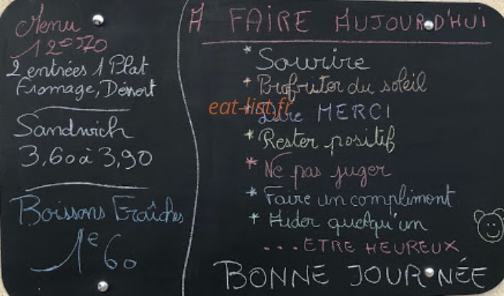 Café du Pic — carte page 1