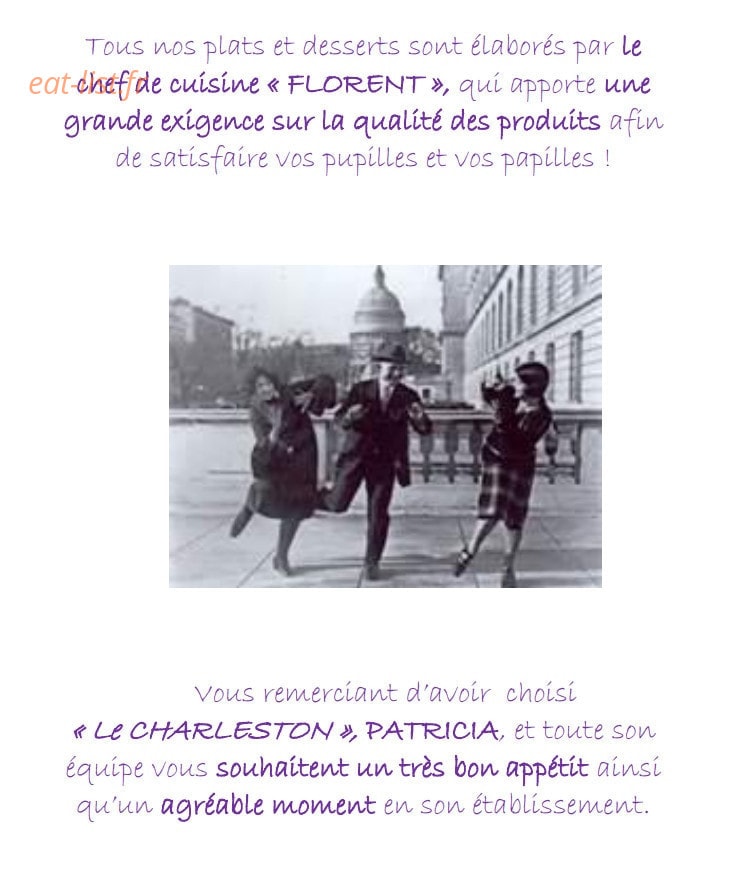 Le Charleston — carte page 7
