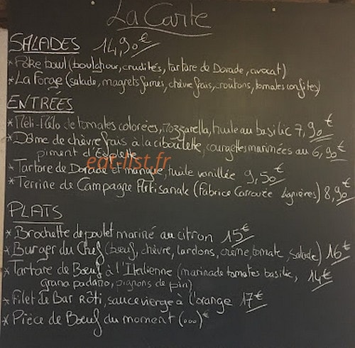 La Forge — carte page 1