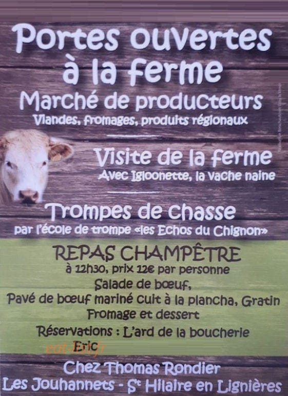 Carte et menu de L'Ard de la Bouche Rit à Saint Loup des Chaumes — Les prestations