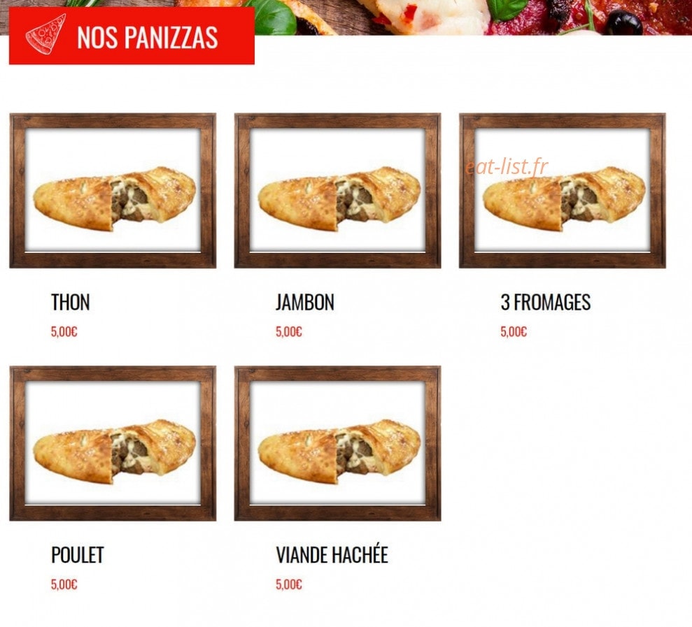 Andiamo Pizza — carte page 6