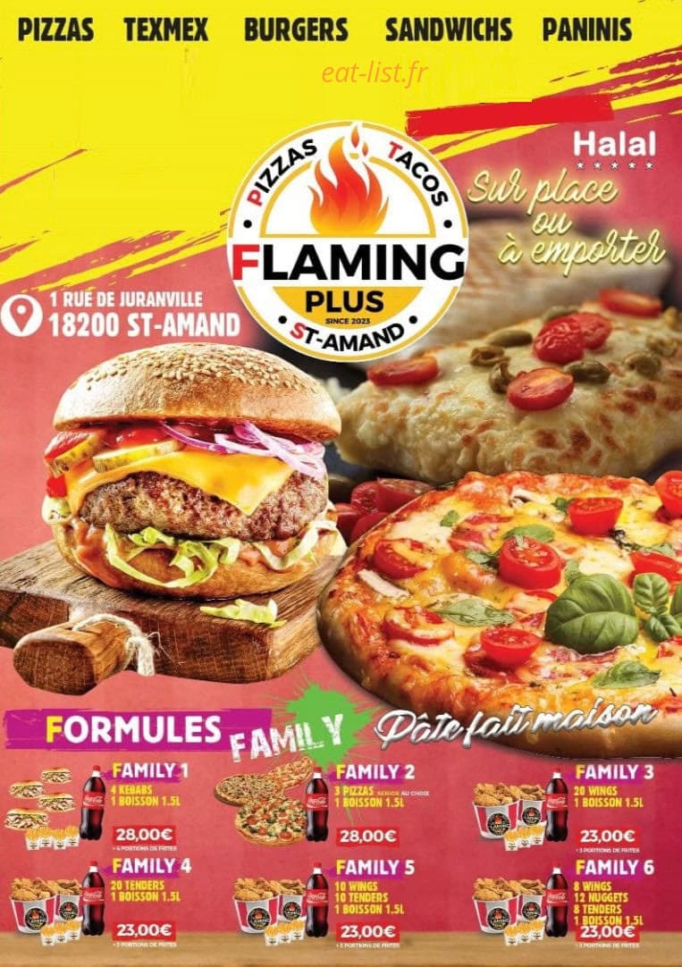 Flaming plus — carte page 1