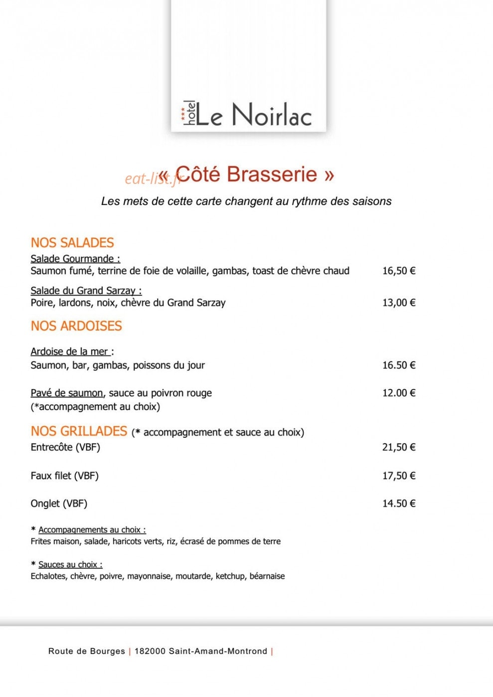 Le noirlac — carte page 1