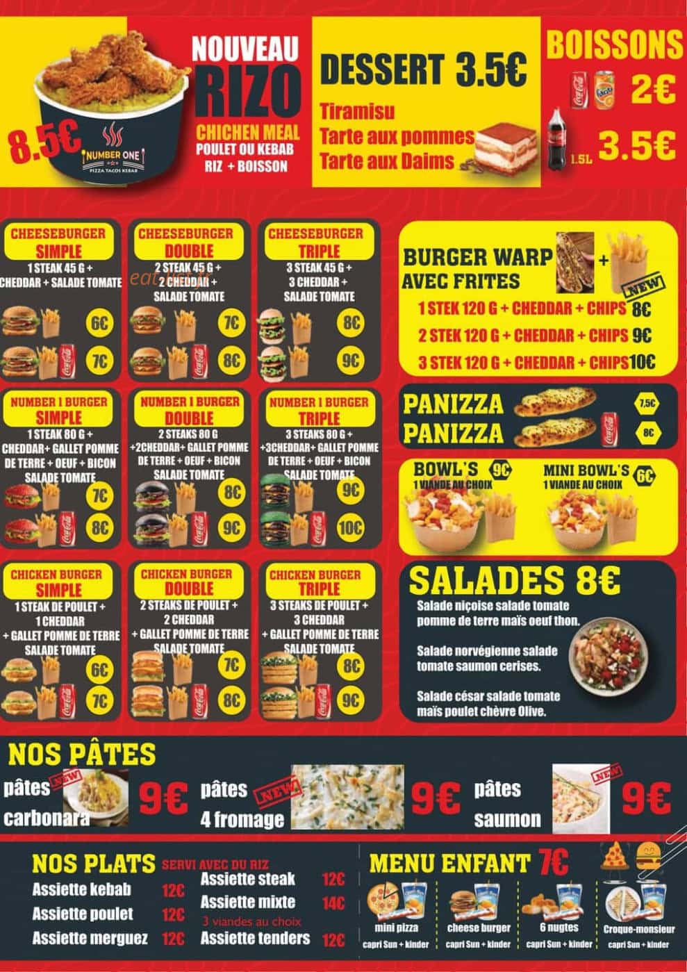 Number One — carte page 4