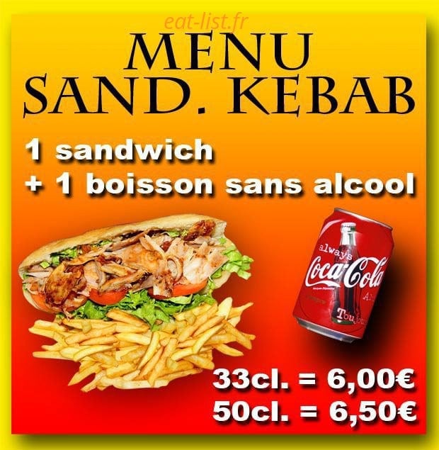 Royal Restaurant — carte page 1