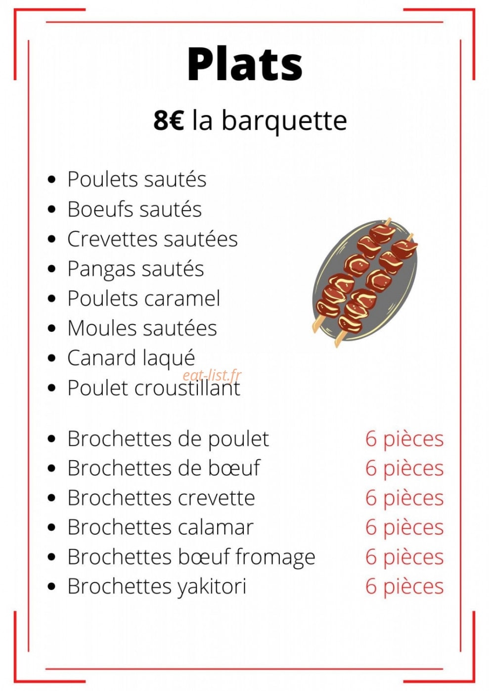 Sushiko — carte page 2
