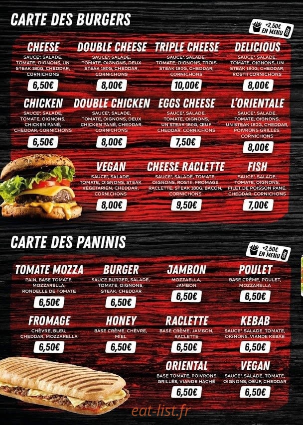 O'Delicious — carte page 4