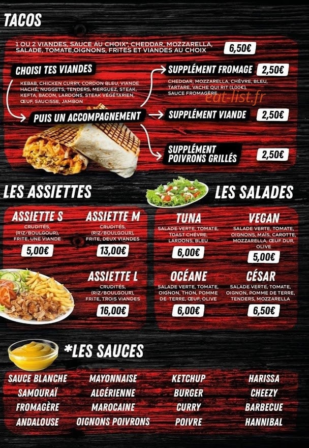 O'Delicious — carte page 3