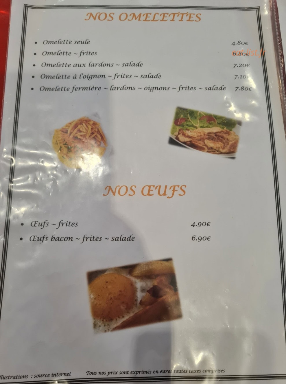 Chez Papy La frite — carte page 5