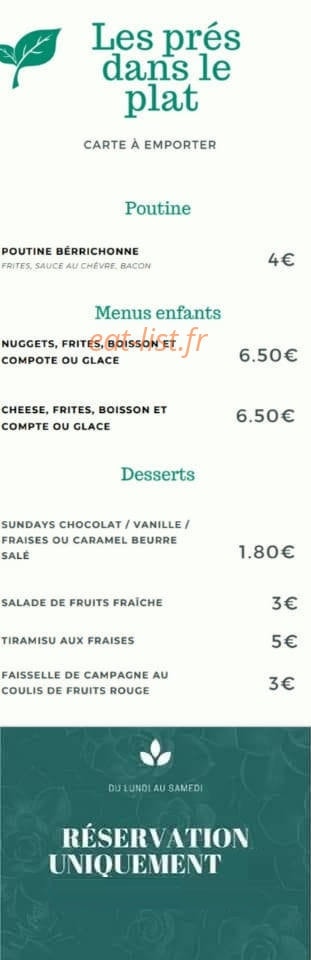 Les prés dans le plat — carte page 3
