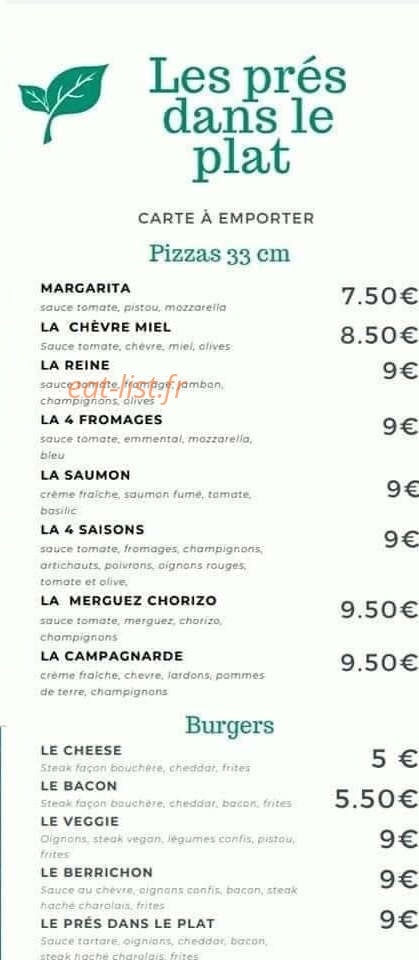 Les prés dans le plat — carte page 2