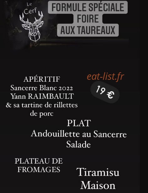 Le Cerf du Grand Sancerrois — carte page 1