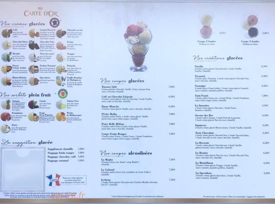 Café des arts — carte page 5