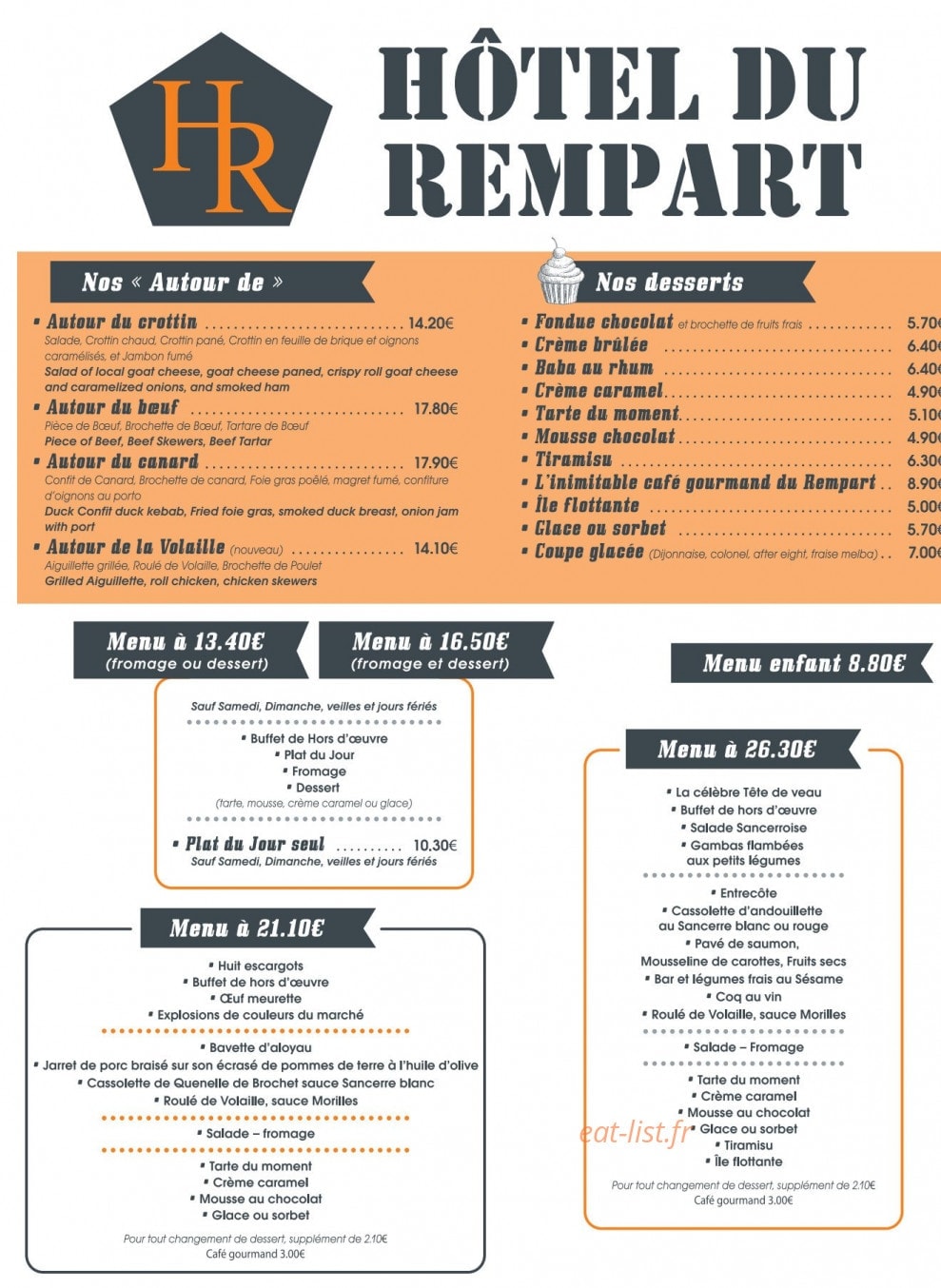 Hotel du rempart — carte page 5