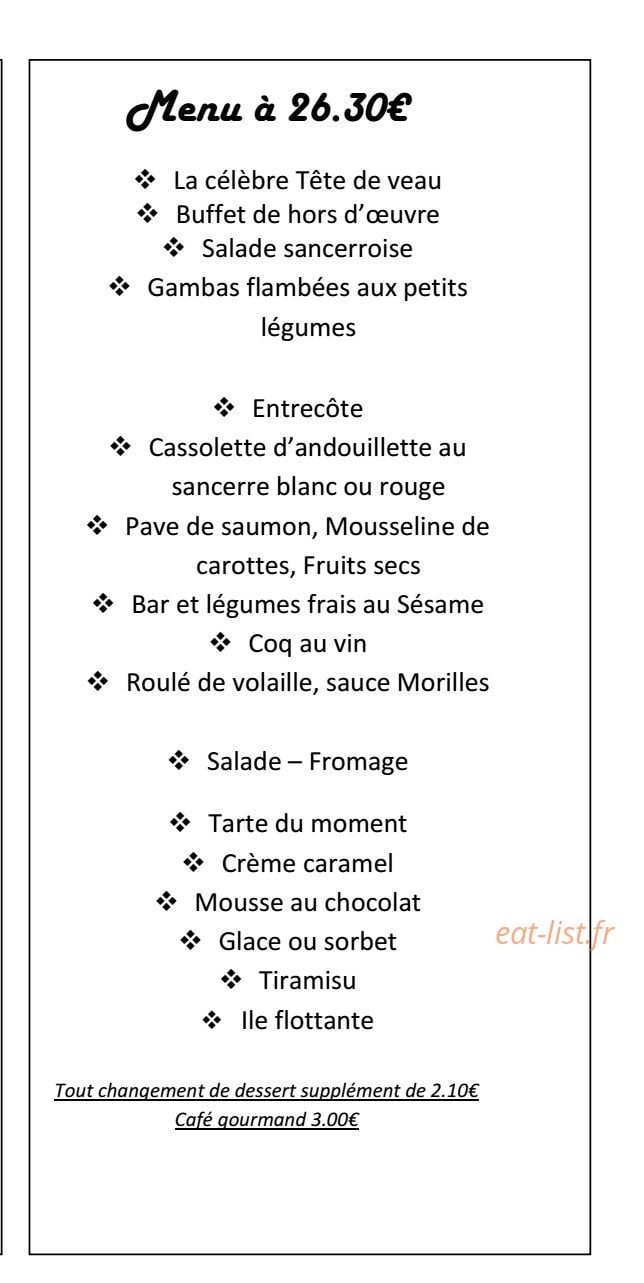 Hotel du rempart — carte page 3