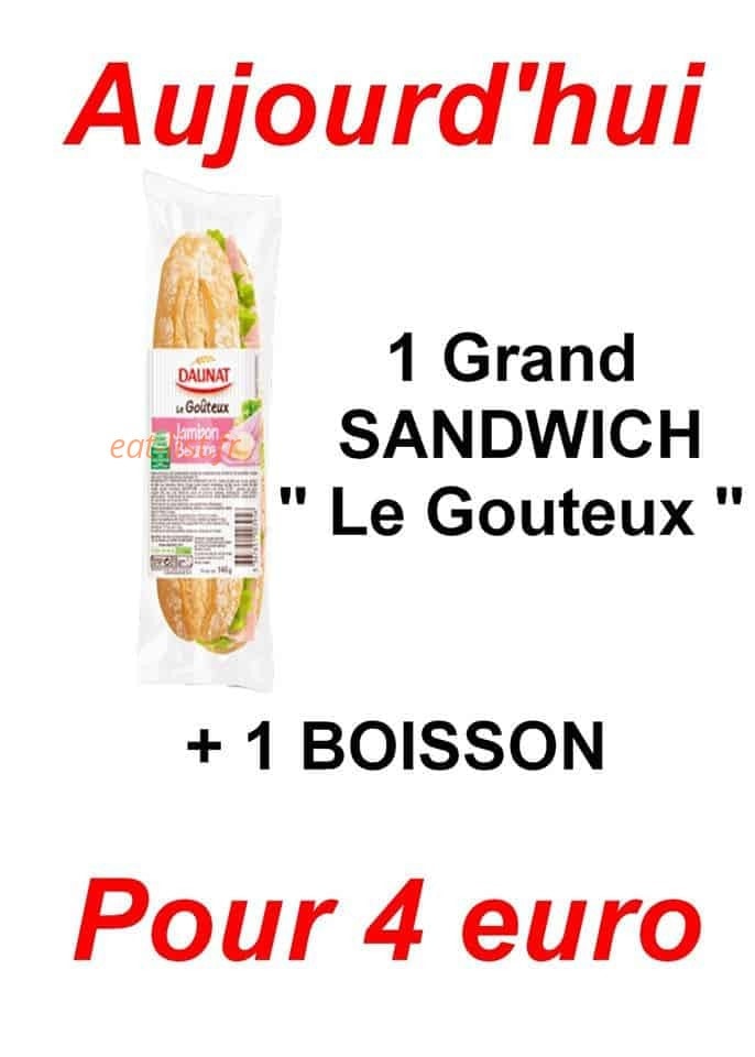 La Pause Sucrée Salée — carte page 1