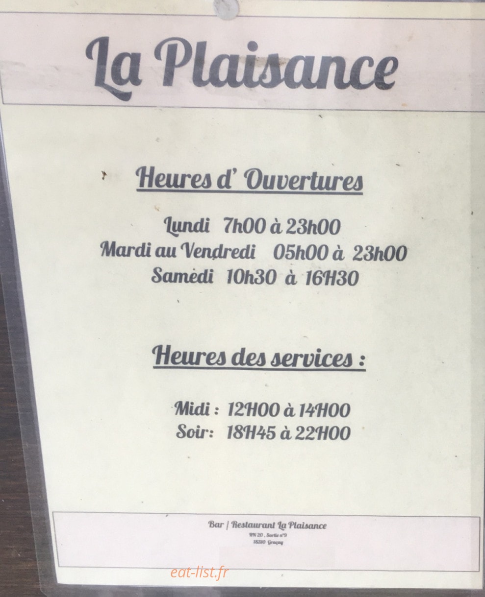 La Plaisance — carte page 3