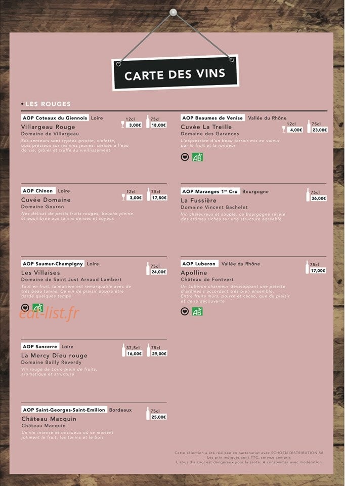 Table 12 — carte page 5