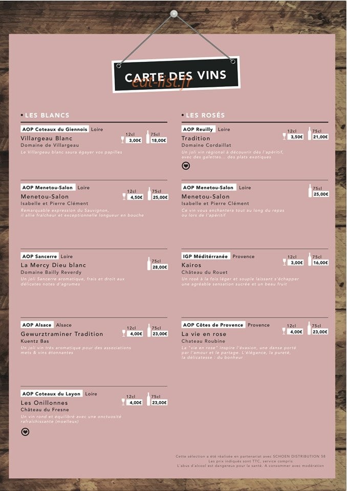 Table 12 — carte page 6