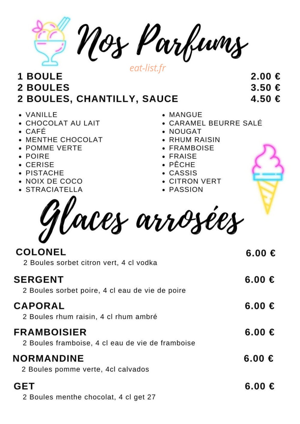 Comme chez mémé — carte page 3
