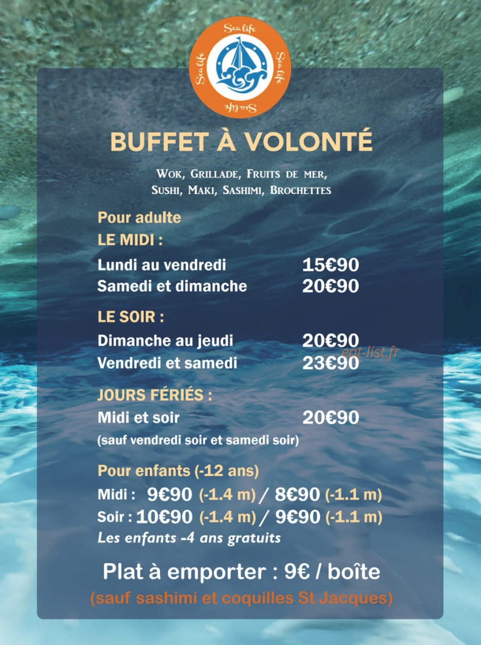 Sealife — carte page 1