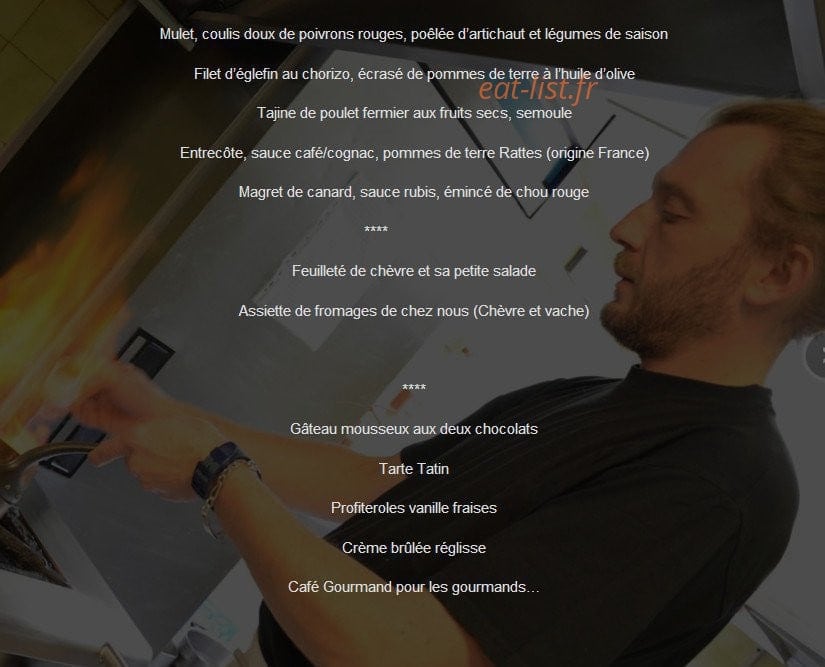 Bar Solognot — carte page 2
