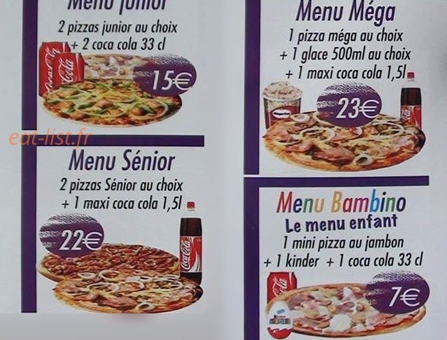 Pat a Pizza — carte page 2