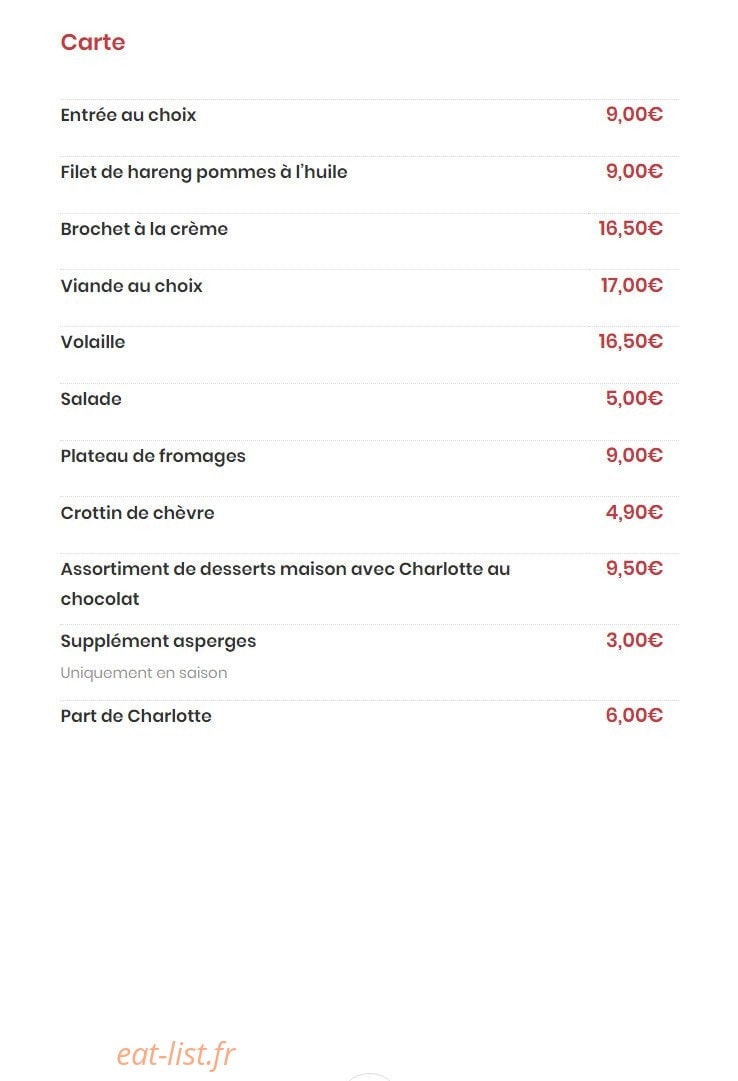 Restaurant C'Heu le Zib — carte page 3