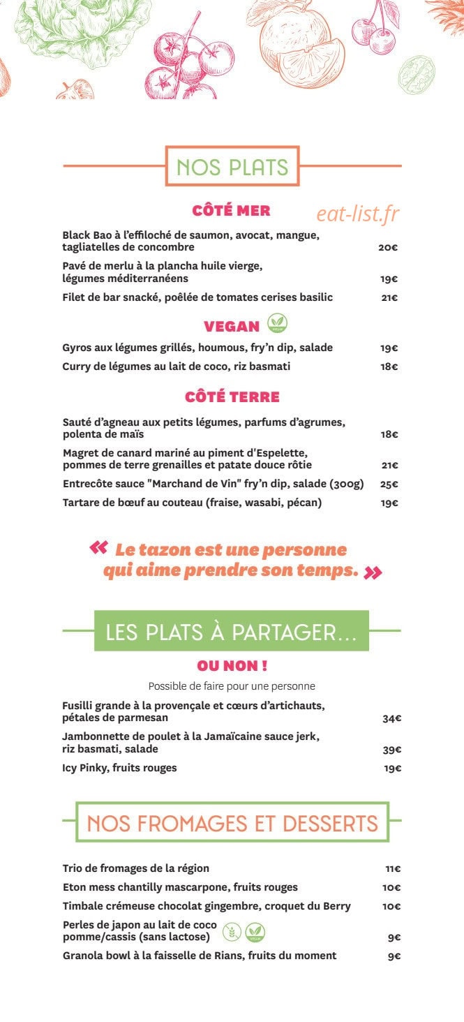 Le Tazon — carte page 3