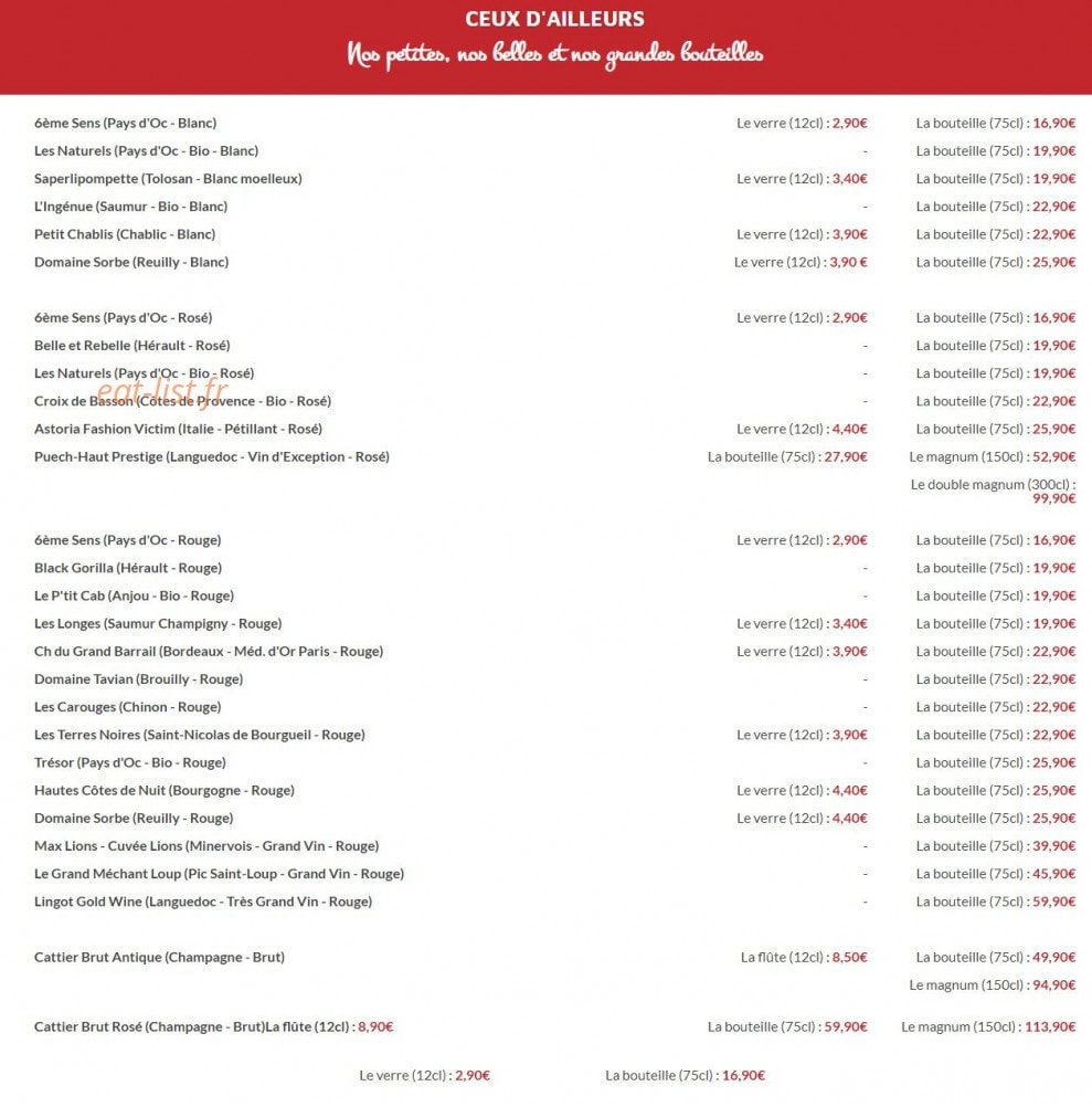 L' Entrepotes — carte page 3