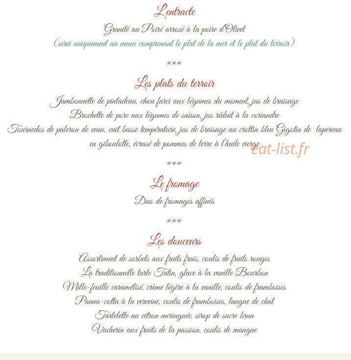La chaumière — carte page 11