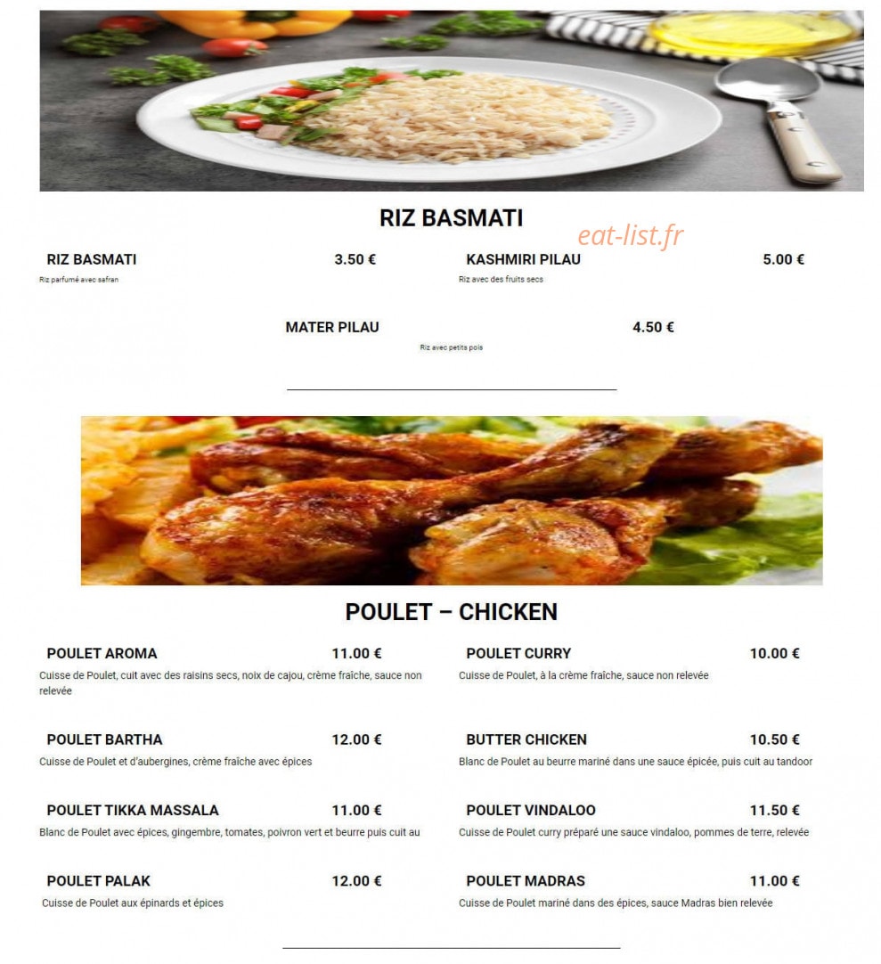 Aroma — carte page 4