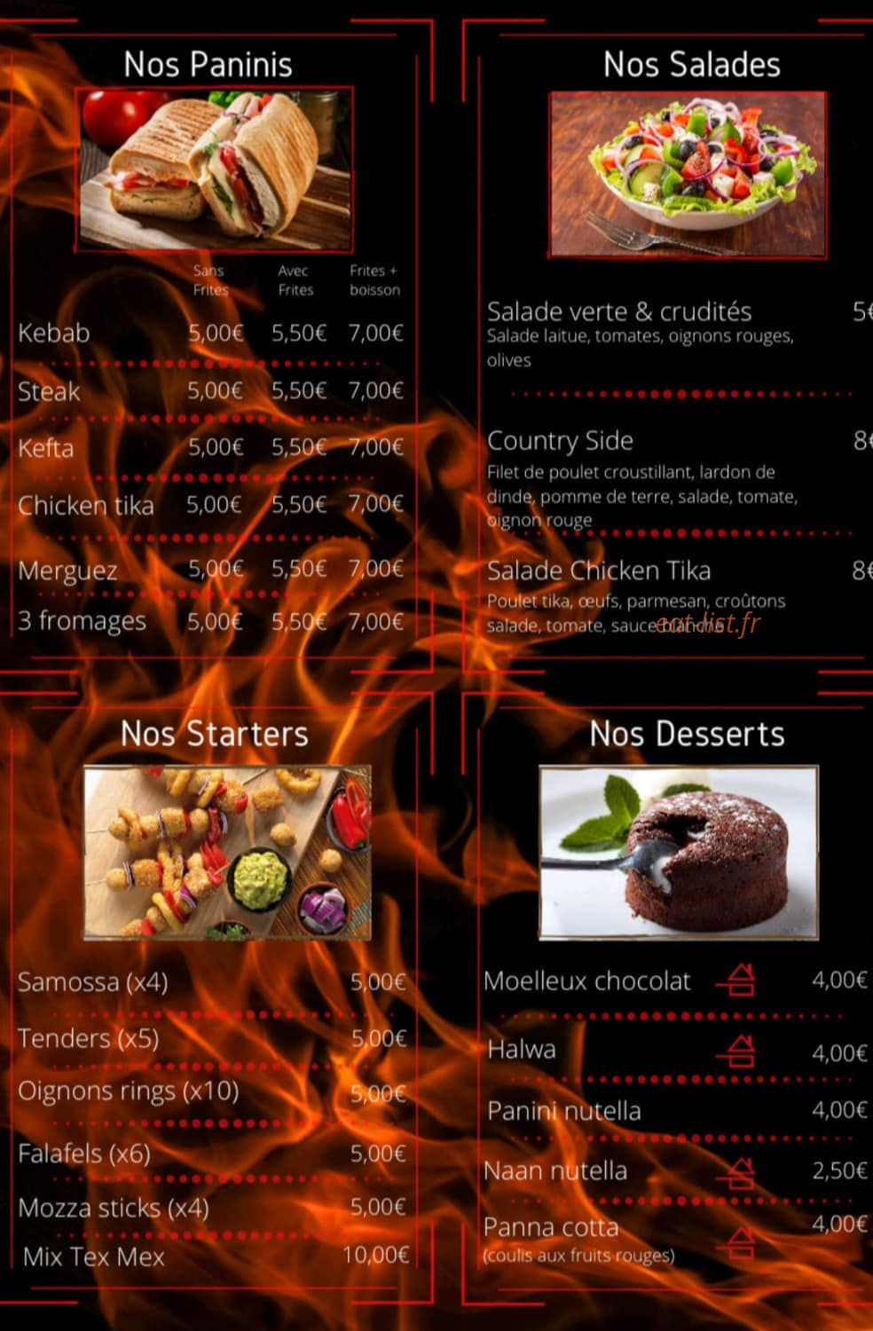 Grill Chicken — carte page 3