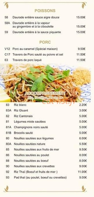 Impérial Thaï — carte page 5