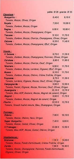 k.pizz — carte page 1