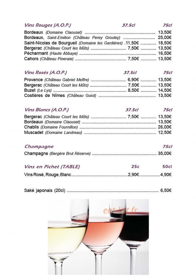 L'orchidée — carte page 10
