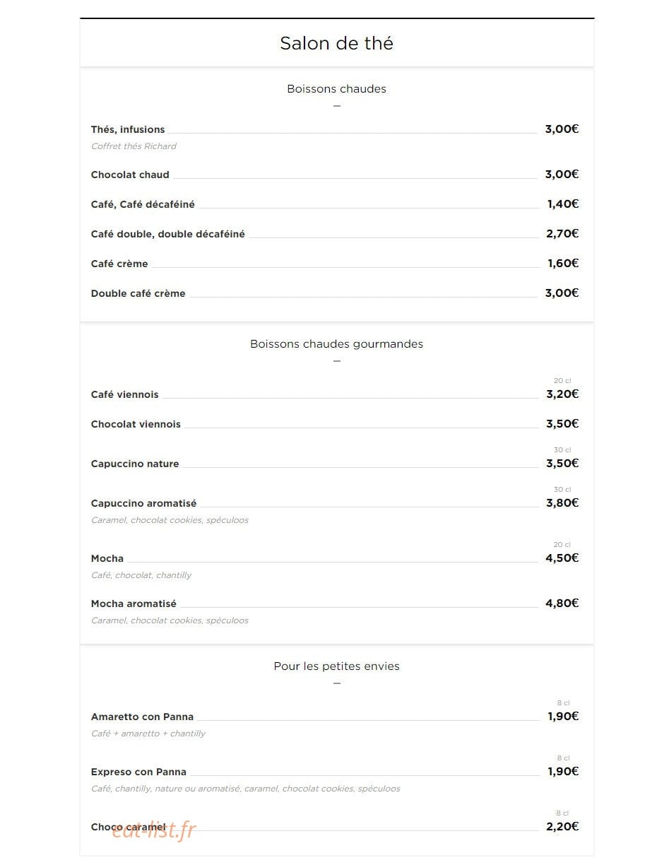 La Rôtisserie — carte page 8